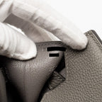 Hermes Birkin 30 Togo Gris Meyer SHW