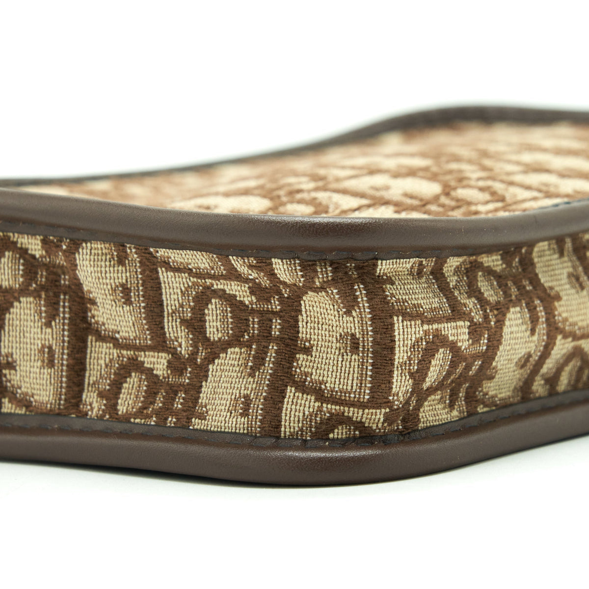 DIOR DIORQUAKE POUCH BROWN OBLIQUE CANVAS GHW