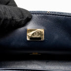 CHANEL MINI RECTANGULAR FLAP BAG DENIM DARK BLUE GHW (MICROCHIP)