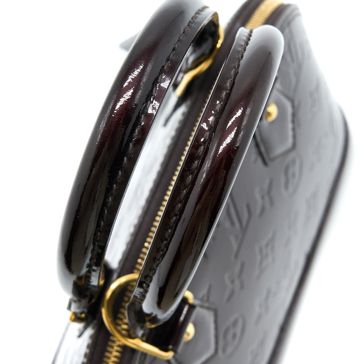LOUIS VUITTON ALMA BB PATENT AMATANTE GHW
