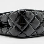 CHANEL 23P HOBO BAG SHINY CALFSKIN BLACK BRUSHED GHW(MICROCHIP)