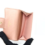 CHANEL 2.55 REISSUE FLAP CARD HOLDER METALLIC GRAINED CALFSKIN ROSE GOLD RGHW
