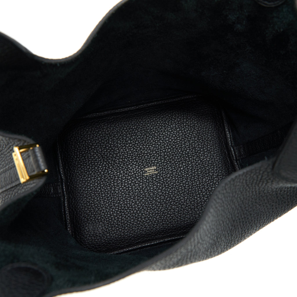 Hermes picotin 22 Lock Bag Black GHW