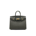 Hermes Birkin 25 C6 Vert De Gris Epsom Leather GHW