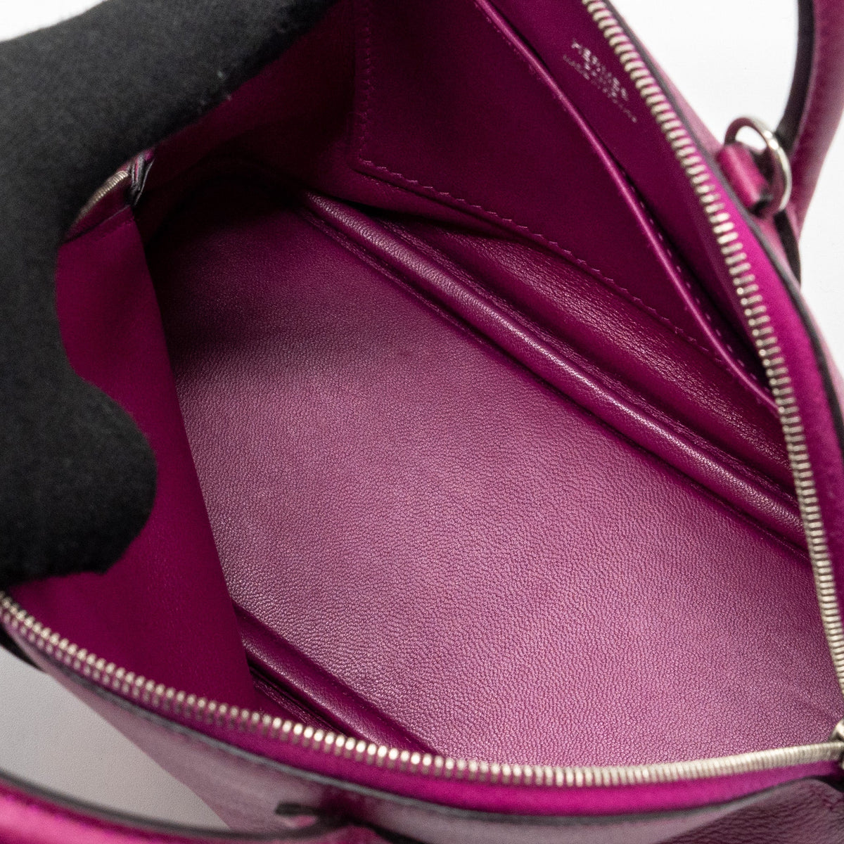 Hermes Mini Bolide Evercolor Rose Purple SHW
