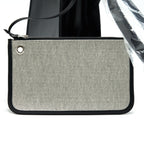 HERMES HERBAG 31 WITH BERLINE CANVAS AND HUNTER IN BLACK