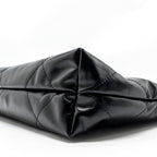 CHANEL SMALL 22 BAG SHINY CALFSKIN BLACK GHW (MICROCHIP)