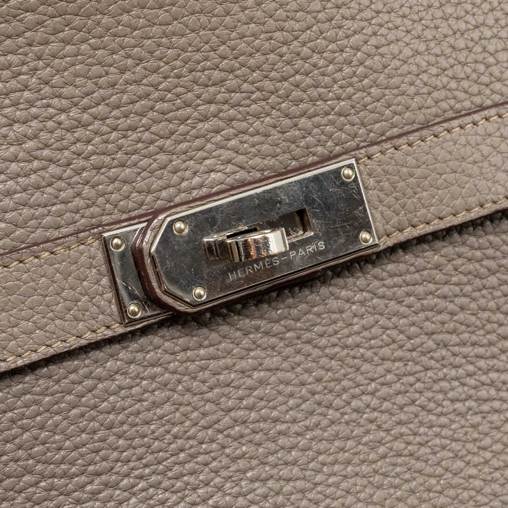 Hermes Jypsiere 34 clemence gris etain SHW