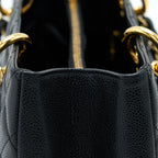 CHANEL GRAND SHOPPING TOTE / GST CAVIAR BLACK GHW
