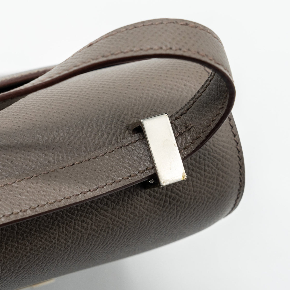 Hermes verrou 21 epsom gris etain SHW