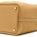 HERMES PICOTIN 18 LOCK BAG CLEMENCE BISCUIT GHW