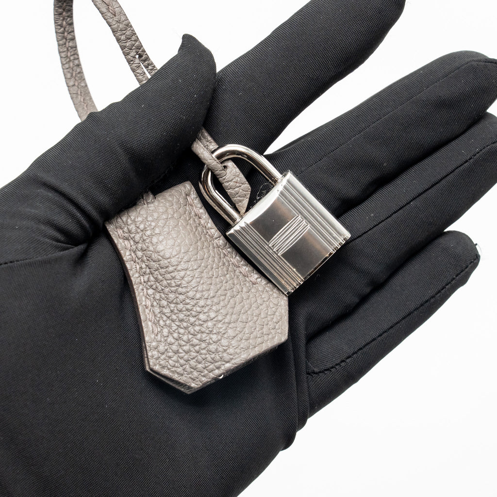 Hermes Birkin 25 Togo Gris Etain SHW