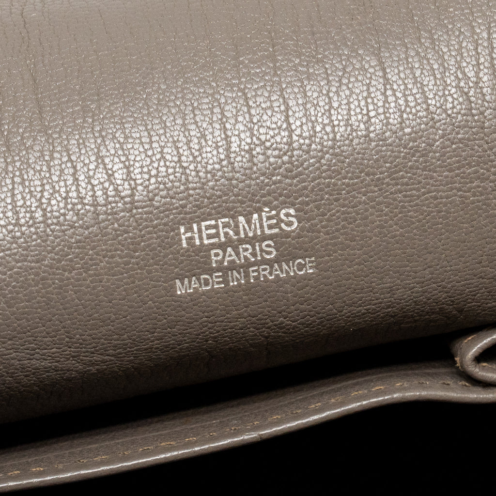 Hermes Jypsiere 34 clemence gris etain SHW