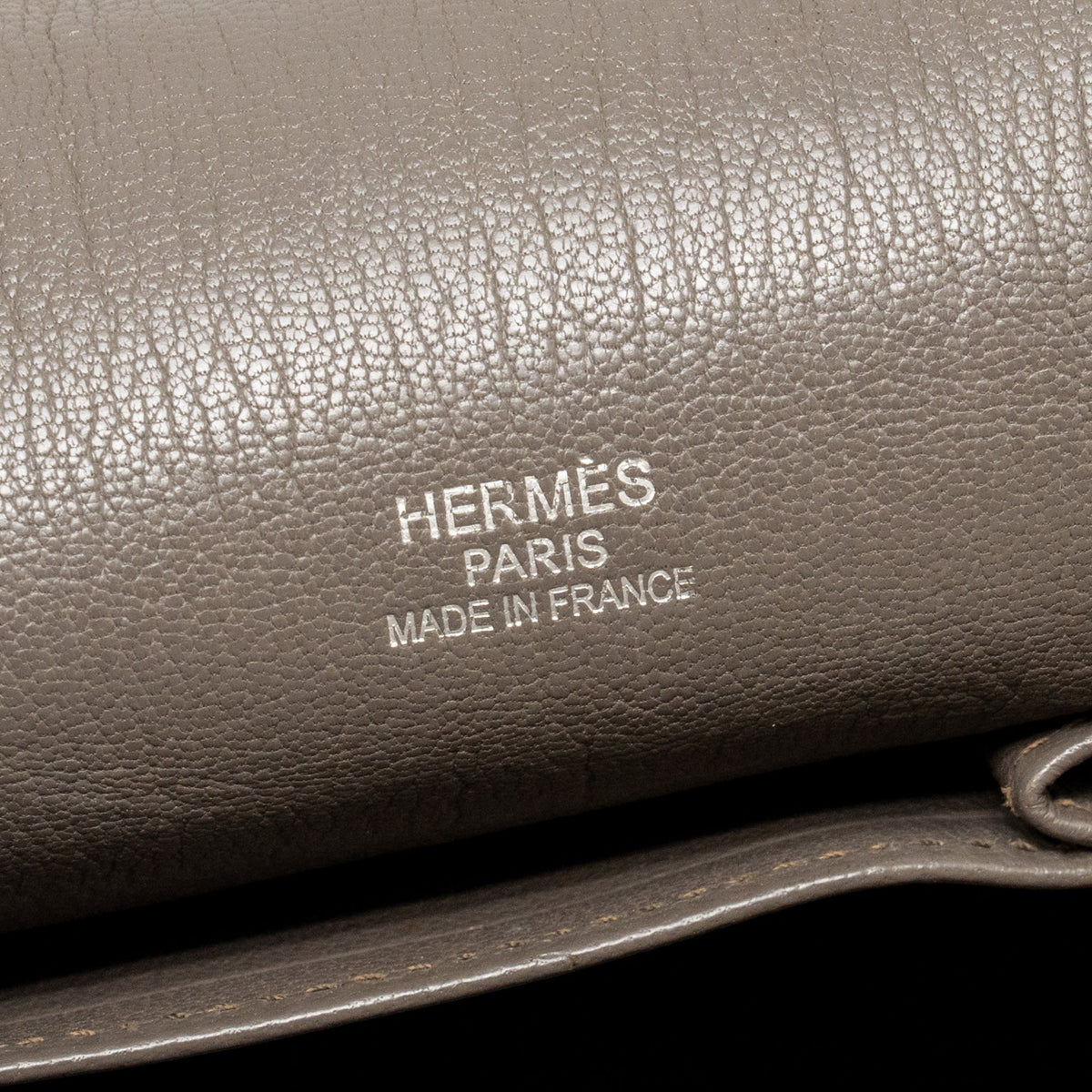 Hermes Jypsiere 34 clemence gris etain SHW