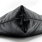 CHANEL MEDIUM 22 BAG CALFSKIN SO BLACK (MICROCHIP)
