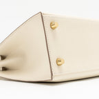Hermes Kelly 25 Epsom Craie GHW