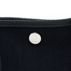 HERMES GARDEN PARTY 30 CANVAS/LEATHER BLACK SHW