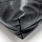 CHANEL MEDIUM 22 BAG CALFSKIN SO BLACK (MICROCHIP)