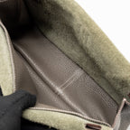 Hermes Halzan 31 clemence gris etain SHW