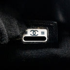 CHANEL 24B TWIST CHAIN TOP HANDLE HOBO LUNCH BOX BAG LAMBSKIN BLACK GHW (MICROCHIP)