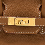 HERMES BIRKIN 25 TOGO GOLD WITH GHW