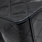 CHANEL VINTAGE CLASSIC FLAP JUMBO BAG CALFSKIN BLACK GHW