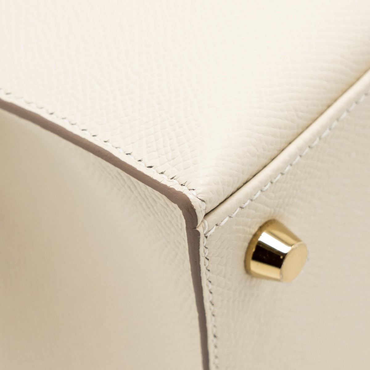 Hermes Kelly 25 Epsom Craie GHW