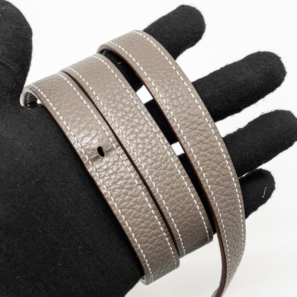 Hermes Halzan 31 clemence gris etain SHW