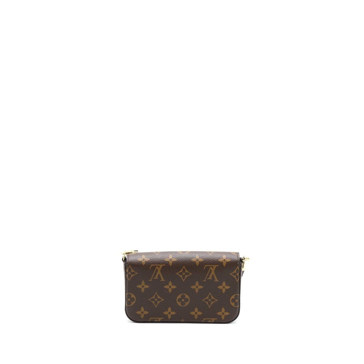 LOUIS VUITTON FELICIE STRAP&GO MONOGRAM CANVAS GHW