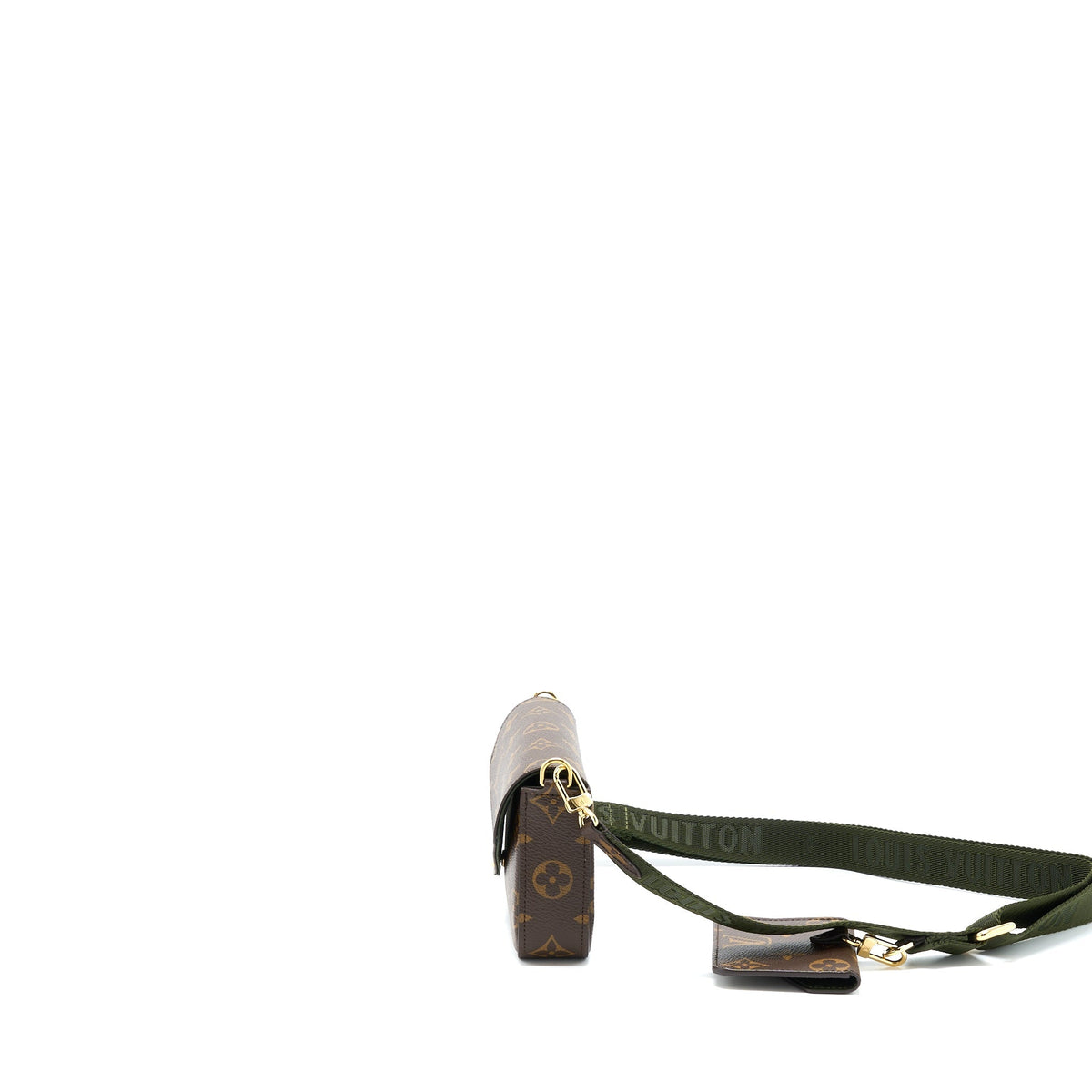 LOUIS VUITTON FELICIE STRAP&GO MONOGRAM CANVAS GHW