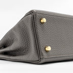 Hermes Kelly 25 togo gris etain GHW