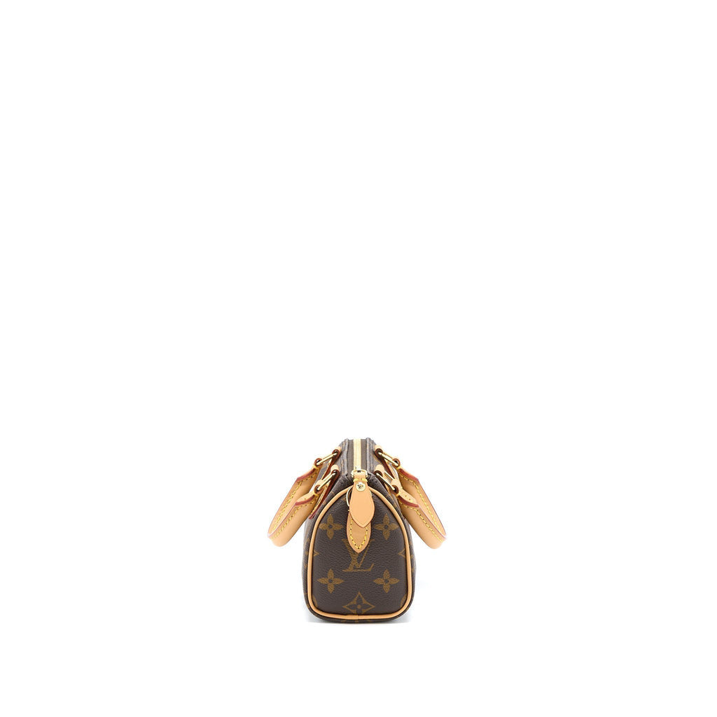 LOUIS VUITTON NANO SPEEDY MONOGRAM CANVAS GHW (NEW VERSION)
