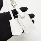 Louis Vuitton Camera Box leather cuir white GHW