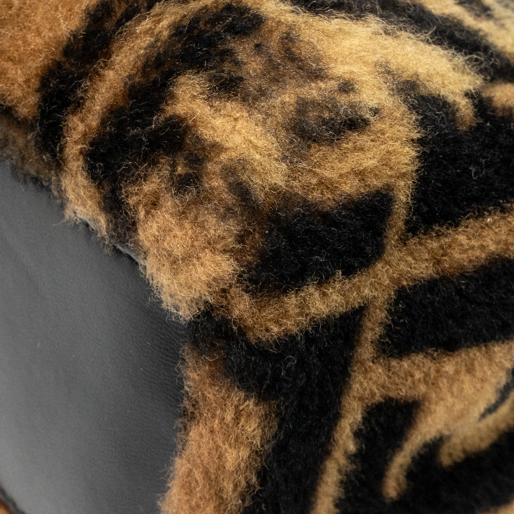 Fendi Mini Peekaboo Lambskin/Shearling Tabacco/Black GHW