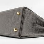 Hermes Kelly 25 togo gris etain GHW