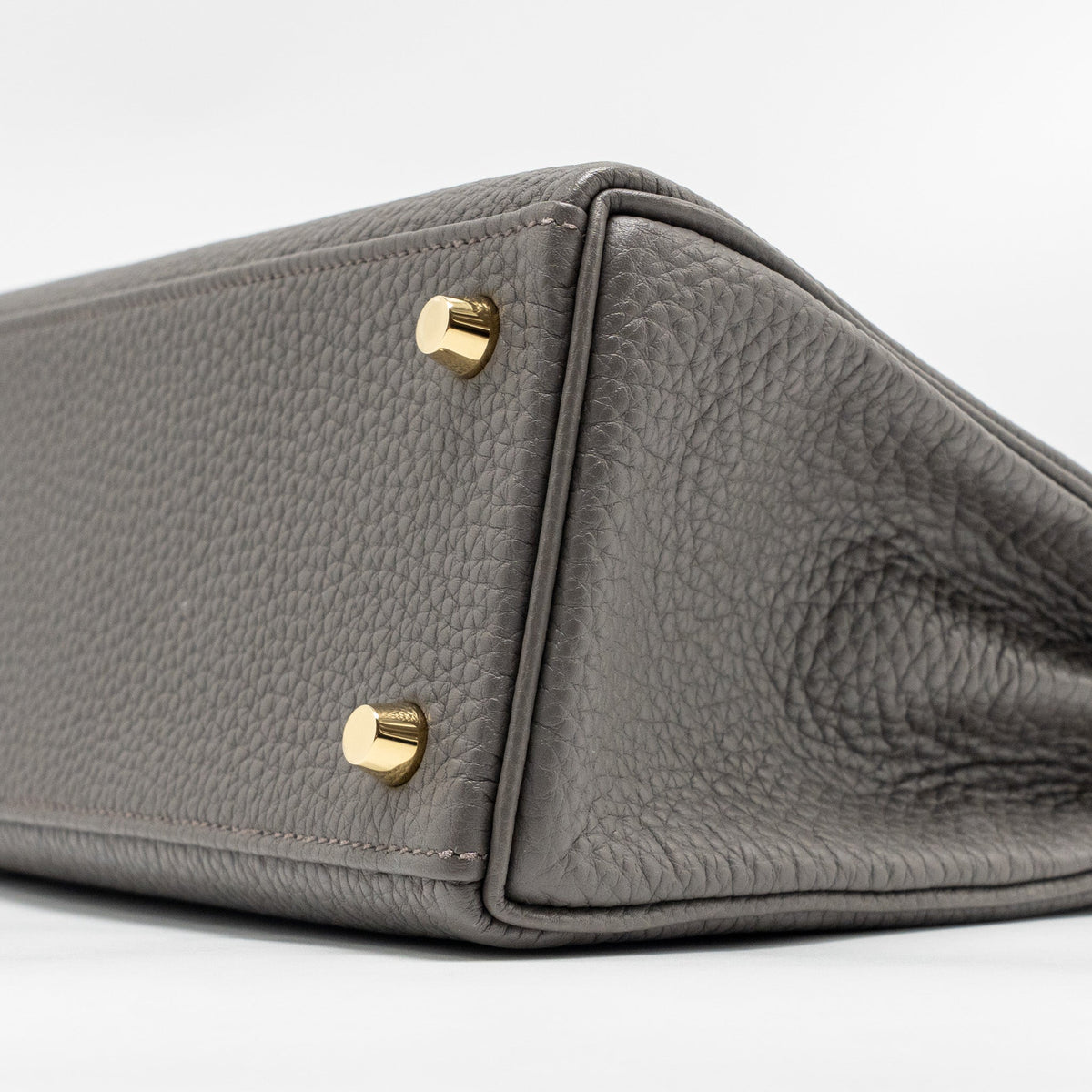 Hermes Kelly 25 togo gris etain GHW