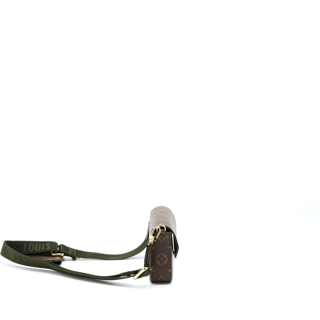 LOUIS VUITTON FELICIE STRAP&GO MONOGRAM CANVAS GHW