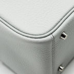 Hermes Mini Lindy Clemence Blue Pale SHW