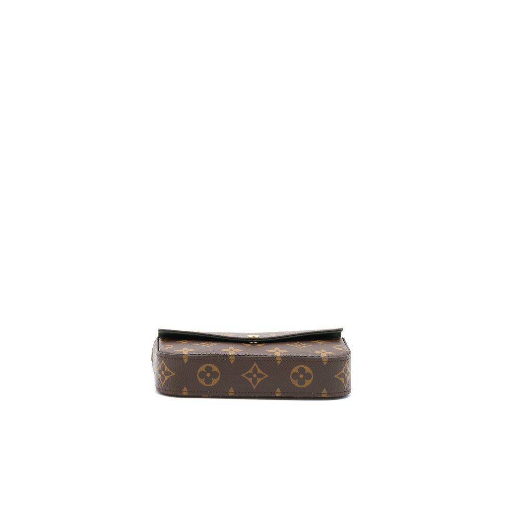 LOUIS VUITTON FELICIE STRAP&GO MONOGRAM CANVAS GHW