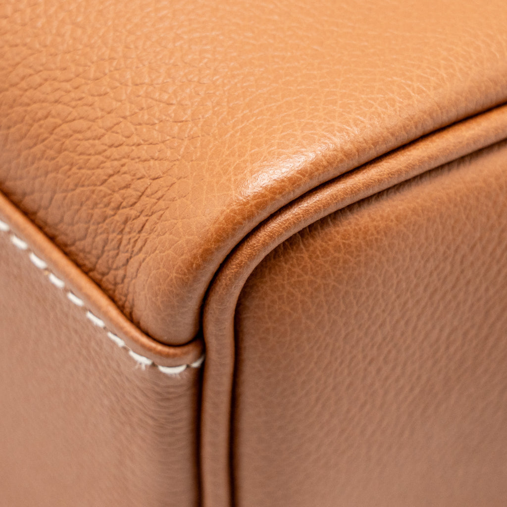 Hermes Kelly Messenger PM Bag Evercolor Gold SHW