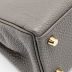 Hermes Kelly 25 togo gris etain GHW