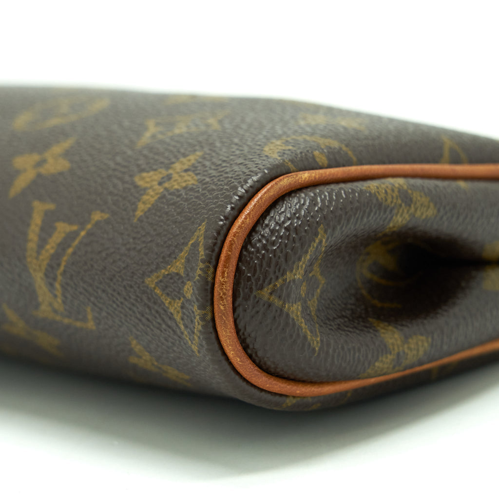 LOUIS VUITTON EVA POCHETTE BAG MONOGRAM CANVAS GHW