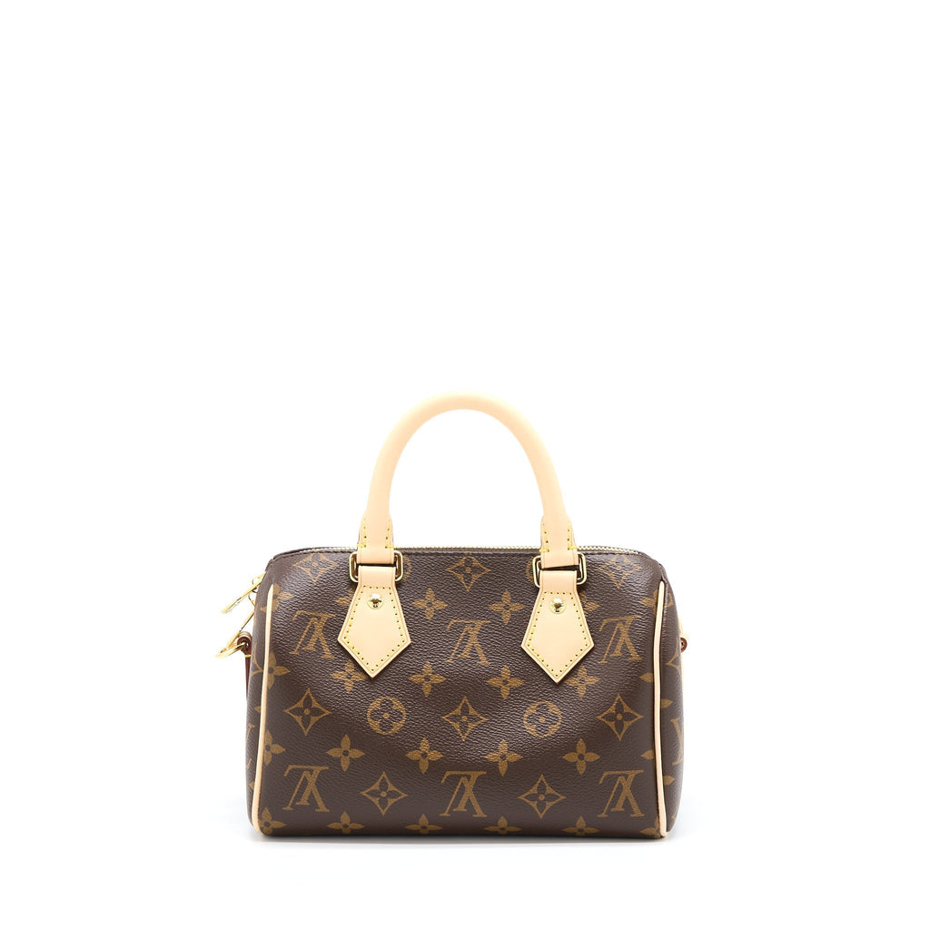 LOUIS VUITTON SPEEDY 20 BANDOULIERE MONOGRAM CANVAS GHW