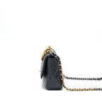 CHANEL SMALL 19 BAG BLACK GHW