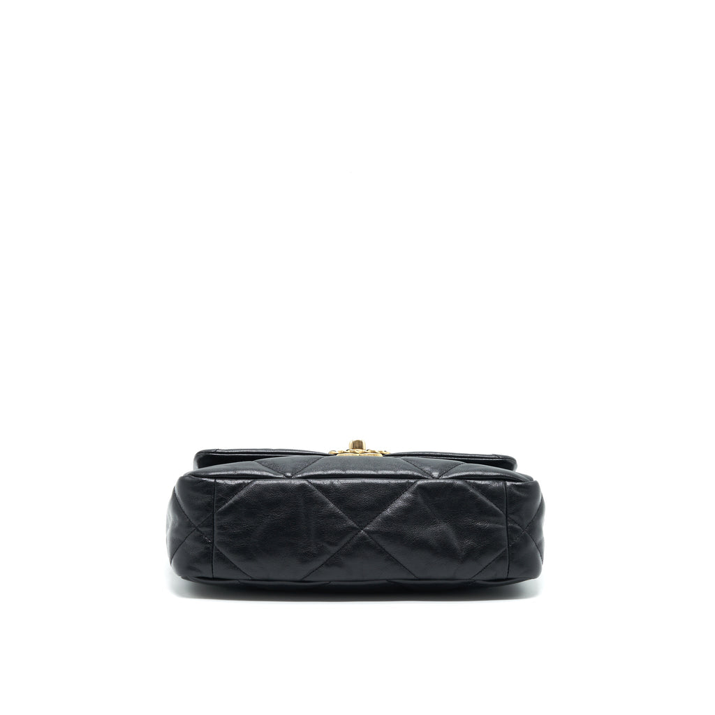 CHANEL SMALL 19 BAG BLACK GHW