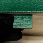 GUCCI DIONYSUS SHOULDER BAG CALFSKIN GREEN GHW