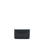 CHANEL CLASSIC WALLET ON CHAIN CAVIAR BLACK GHW