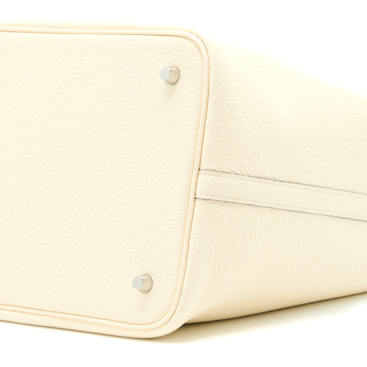 HERMES PICOTIN 22 LOCK TOUCH BAG CLEMENCE WITH OSTRICH HANDLE NATA/TRENCH SHW