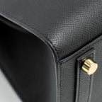 Hermes Birkin 25 Sellier Epsom Black GHW