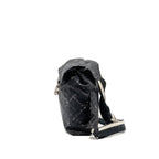 Chanel vintage old travel line backpack nylon black SHW